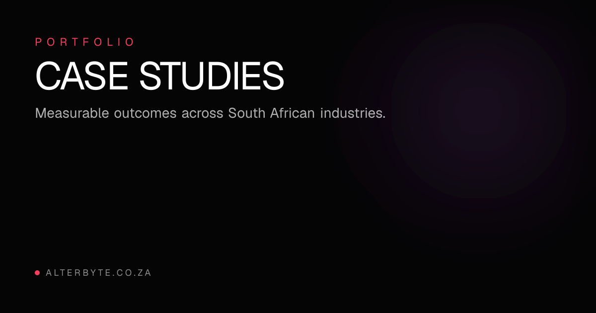 Case Studies | AlterByte | AlterByte
